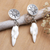 Sterling silver dangle earrings, 'Mystic Guide' - Sterling Silver Compass Dangle Earrings Crafted in Bali (image 2) thumbail