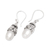 Cultured pearl dangle earrings, 'Leafy Fruit' - Cultured Pearl Dangle Earrings with Leafy Motifs (image 2b) thumbail