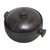 Ceramic lidded bowl, 'Dark Delight' - Black Ceramic Lidded Bowl with Polished Finish