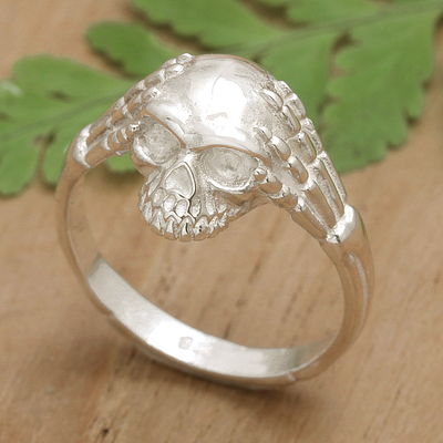 Fashion Simple Retro Punk Style Gothic Skull Rings For women Cocktail Ring  Skeleton Knuckle Jewelry Size5 6 7 8 9 | Wish
