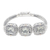 Gold-accented prasiolite pendant bracelet, 'Young & Sweet' - Gold-Accented Sterling Silver & Prasiolite Pendant Bracelet
