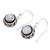 Rainbow moonstone dangle earrings, 'Batur' - Rainbow Moonstone and Sterling Silver Dangle Earrings