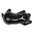 Wood sculpture, 'Sleepy Paws' - Hand-Carved Black Suar Wood Sculpture of a Sleepy Puppy