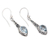 Blue topaz dangle earrings, 'Blue Balinese Heaven' - Faceted Two-Carat Blue Topaz Dangle Earrings Crafted in Bali