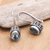 Blue topaz drop earrings, 'Blue Mirage' - Sterling Silver Drop Earrings with Two-Carat Blue Topaz Gems