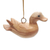 Wood ornaments, 'Swimming Ducks' (set of 4) - Hand-Carved Wood Duck Christmas Ornaments (Set of 4)
