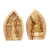 Two-piece wood statuette, 'Meditation and Peace' - Two-Piece Wood Statuette of Buddha Hand-Carved in Bali thumbail