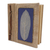 Natural fiber journal, 'Blue Leaf' - Hand-Crafted Eco-Friendly Natural Fiber Journal in Blue (image 2e) thumbail