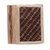 Natural fiber journal, 'Brownstone' - Eco-Friendly Natural Fiber Journal with Rice Straw Paper