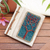 Natural fiber journal, 'Under The Tree' - Hand-Crafted Eco-Friendly Natural Fiber Tree-Themed Journal (image 2b) thumbail