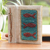 Natural fiber journal, 'Swerving Fish' - Hand-Crafted Eco-Friendly Natural Fiber Fish-Themed Journal (image 2) thumbail