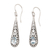 Blue topaz dangle earrings, 'Heavenly Queen in Blue' - Traditional Dangle Earrings with Two-Carat Blue Topaz Gems thumbail