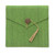Natural fiber notebook, 'Green Voyage' - Handcrafted Green Natural Fiber Notebook from Bali thumbail