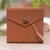 Natural fiber notebook, 'Brown Voyage' - Handcrafted Brown Natural Fiber Notebook from Bali