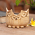 Wood statuette, 'The Wise Family' - Hand-Carved Jempinis Wood Owl Family Statuette from Bali