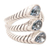 Blue topaz wrap ring, 'Three Times Azure' - Blue Topaz and Sterling Silver Wrap Ring Made in Bali