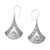 Blue topaz dangle earrings, 'Blade of Loyalty' - Blue Topaz and Sterling Silver Dangle Earrings from Bali thumbail