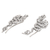 Sterling silver drop earrings, 'Majestic Dragon' - Sterling Silver Dragon Drop Earrings Crafted in Bali (image 2b) thumbail