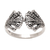 Sterling silver band ring, 'Beautiful Fan' - Fan-Shaped Sterling Silver Band Ring Crafted in Bali thumbail