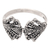 Sterling silver band ring, 'Beautiful Fan' - Fan-Shaped Sterling Silver Band Ring Crafted in Bali (image 2c) thumbail