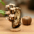 Wood sculpture, 'Mushroom Path' - Handmade Jempinis Wood Sculpture with Benalu Wood Accents (image 2) thumbail