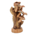 Wood sculpture, 'Mushroom Path' - Handmade Jempinis Wood Sculpture with Benalu Wood Accents (image 2c) thumbail