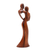 Wood sculpture, 'Dancing on My Mind' - Hand-Carved Suar Wood Sculpture of an Abstract Dance (image 2b) thumbail