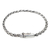 Sterling silver chain bracelet, 'Braids of Elegance' - Polished Sterling Silver Wheat Chain Bracelet from Bali