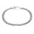 Sterling silver chain bracelet, 'Ancestral Links' - Polished Sterling Silver Borobudur Chain Bracelet from Bali