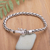 Sterling silver chain bracelet, 'Modern Caresses' - Polished Sterling Silver Chain Bracelet in a Wheat Pattern