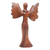 Wood sculpture, 'Angel of Kindness' - Hand-Carved Suar Wood Sculpture of an Angel from Bali