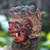 Wood mask, 'Barong of Bali' - Handcrafted Acacia Wood Mask of Balinese Barong (image 2b) thumbail