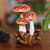 Wood sculpture, 'Forest Fantasy' - Handcrafted Jempinis and Benalu Wood Sculpture of Mushrooms