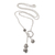 Sterling silver lariat necklace, 'Autumn in Java' - Javanese Polished Sterling Silver Lariat Necklace (image 2a) thumbail