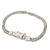 Sterling silver chain bracelet, 'Prosperous Empress' - Traditional Sterling Silver Bracelet with Wheat Chains (image 2b) thumbail