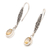 Citrine dangle earrings, 'Heaven's Treasure in Yellow' - Sterling Silver and Citrine Dangle Earrings Crafted in Bali
