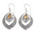 Citrine dangle earrings, 'Party Queen in Yellow' - Sterling Silver Fashion Dangle Earrings with Citrine Stone