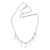 Charm-Halskette aus Sterlingsilber - Charm-Halskette aus Sterlingsilber mit den 7 Chakra-Symbolen