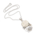 Multi-gemstone pendant necklace, 'Midnight Owl' - Balinese Multi-Gemstone Sterling Silver Owl Pendant Necklace (image 2b) thumbail