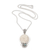 Labradorite pendant necklace, 'Mighty Eagle' - Sterling Silver Eagle Pendant Necklace with Labradorite thumbail