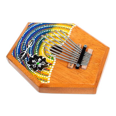 Curated gift box, 'Melodies' - Curated Gift Box with 3 Musical Instruments from Indonesia
