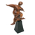 Wood sculpture, 'Dance of Happiness' - Hand-Carved Inspirational Suar Wood Sculpture of a Woman (image 2c) thumbail