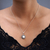Cultured mabe pearl pendant necklace, 'Iridescent Flower' - Silver Floral Pendant Necklace with Cultured Mabe Pearl