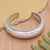 Sterling silver cuff bracelet, 'Ambitions' - Polished Sterling Silver Cuff Bracelet Crafted in Bali (image 2) thumbail