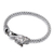Men's sterling silver chain pendant bracelet, 'Basuki Glory' - Men's Basuki Dragon Sterling Silver Chain Pendant Bracelet (image 2c) thumbail