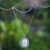 Men's sterling silver pendant necklace, 'Kumbhakarna Protection' - Men's Traditional Handmade Sterling Silver Pendant Necklace (image 2b) thumbail