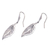 Sterling silver dangle earrings, 'Ethereal Foliage' - Leafy Sterling Silver Dangle Earrings Crafted in Bali (image 2c) thumbail