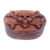 Wood puzzle box, 'Pirate Treasure' - Hand-Carved Pirate-Themed Suar Wood Puzzle Box from Bali