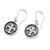 Sterling silver dangle earrings, 'Palace Seal' - Sterling Silver Dangle Earrings with Classic Symbols (image 2b) thumbail