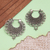 Sterling silver hoop earrings, 'Gianyar Majesty' - Traditional Sterling Silver Hoop Earrings from Bali